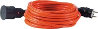 Verlängerungsleitung IP44 Länge = 5m, Farbe Orange