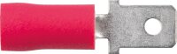 Kabelschuhe T CON.MH bis 1,5mm², 4,8x0,5mm, rot, VPE...