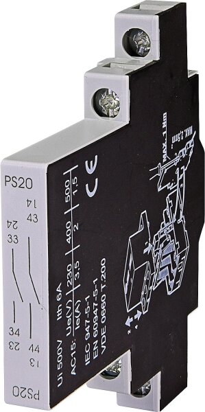 Hilfsschalter PS20, 2 Schließer