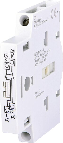 Hilfskontaktstecker ETI CLBS-PS11, 1 Öffner + 1 Schließer