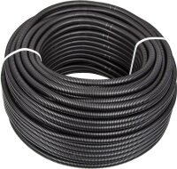 Kunststoffwellrohr MEY-FR, 320 N flammwidrig, NW 40, schwarz Rolle à 25 m