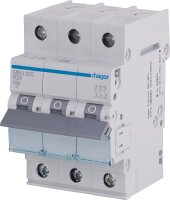 Leitungsschutzschalter Hager, B25A 3p, 6kA, MBN325