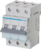 Leitungsschutzschalter Hager, C32A 3p, 6kA, MCN332
