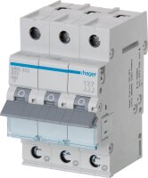 Leitungsschutzschalter Hager, B32A 3p, 6kA, MBS332