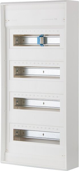 Kleinverteiler ohne Tür Volta Aufputz, 4-reihig, 48-Module