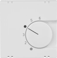 Deckelset Alre, 55x55 mm reinweiß (ähnlich RAL 9010) glänzend, JZ-001.100