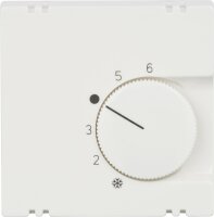 Deckelset Alre, 55x55 mm reinweiß (ähnlich RAL 9010) glänzend, JZ-001.100