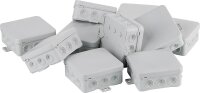 Feuchtraum Kabelabzweigkasten IP54, 85x85x40, grau VPE=10...