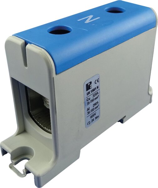 Universalklemme Pollmann UK 95/1 N, 1-fach, blau