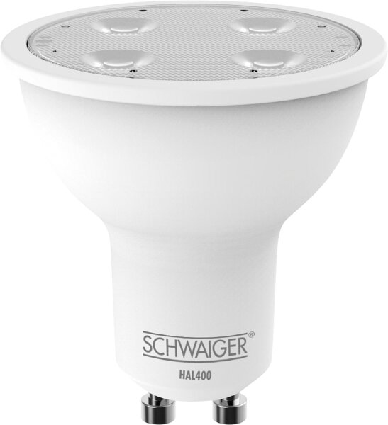 HOME4YOU LED Leuchtmittel GU10 4,5W, Schwaiger, ZigBee warmweiß