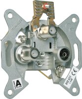 UP-Antennendose Schwaiger 3-loch 2 x F-Buchse, 1 x IEC...