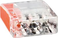 Mini-Steckklemme 2-fach weiß, VPE = 100 Stück