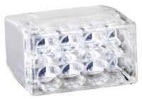 Mini-Steckklemme 2-fach weiß, VPE = 100 Stück