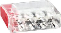 Mini-Steckklemme 8-fach grau, VPE = 50 Stück
