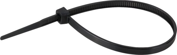 Hitzebeständige Kabelbinder 200 x 4,8 mm, schwarz 1 Pack 100 Stück