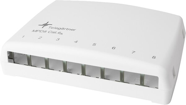 Mini-Verteiler MPD8 AMJ/UMJ TH35 alpinweiß, unbestückt