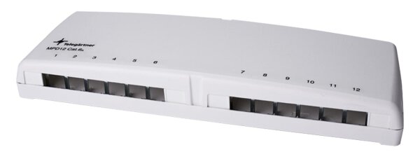 Mini-Verteiler MPD12 AMJ/UMJ TH35 alpinweiß, unbestückt