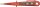 Phasenprüfer Rot 125-250V, VDE/GS, Schneide 3mm ganze Länge 150mm