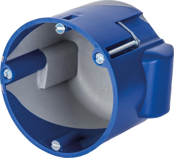 LAN-Dose F-Tronic blau Ø 68 mm H: 60 mm winddicht 1 Stück