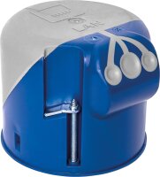 LAN-Dose F-Tronic blau Ø 68 mm H: 60 mm winddicht...