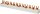Gabel-Phasenschiene Pollmann G4L-L1+N-L2+N-L3+N Länge 210mm (12TE)