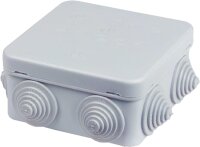 Abzweigkasten HP 80 Hart-Plastik, flammwidrig, grau...