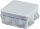 Abzweigkasten HP 80 Hart-Plastik, flammwidrig, grau 80x80x50mm, IP55, halogenfrei