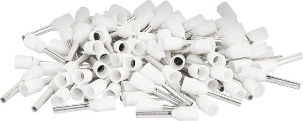 Ader-Endhülse isoliert 0,75 x 14 weiß 1 Beutel 100 Stück