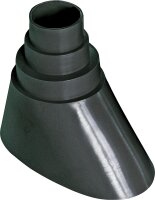 Mast-Manschette Schwaiger schwarz, Ø42-60mm