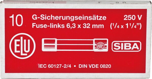 Feinsicherung flink 16 A 1 Beutel 10 Stück 6,3 x 32 mm