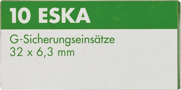 Feinsicherung träge 3,15 A 1 Beutel 10 Stück 6,3 x 32 mm