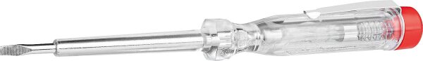 Phasenprüfer - Schraubendreher 120-250 V, VDE Schneide 3mm / ganze Länge 140mm
