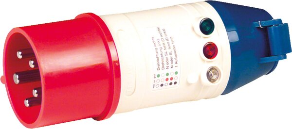 CEE-Prüf-Adapter TV416 mit Drehfeldrichtungsanzeige 16A