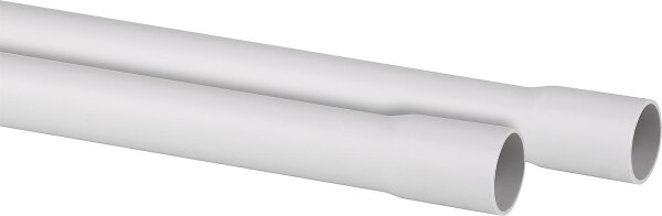 Kunststoffrohr, grau DN20 (17,4 mm), (GIBO BEI 72) 2 m